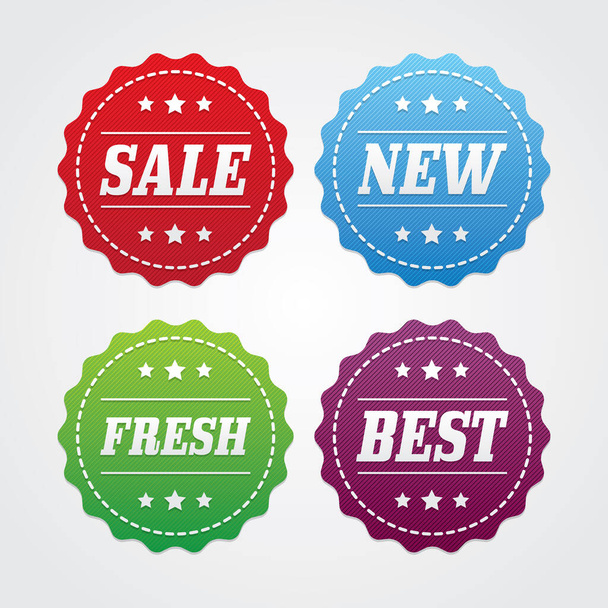 Promotional Vector Badge Labels - Vector, Image