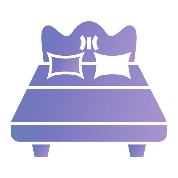 ilustracja wektor łóżko ikona - Wektor, obraz