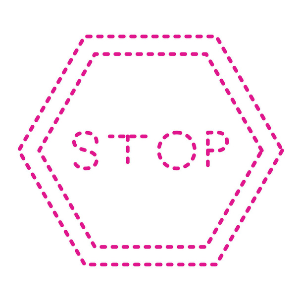 road sign  icon vector illustration - Vector, imagen