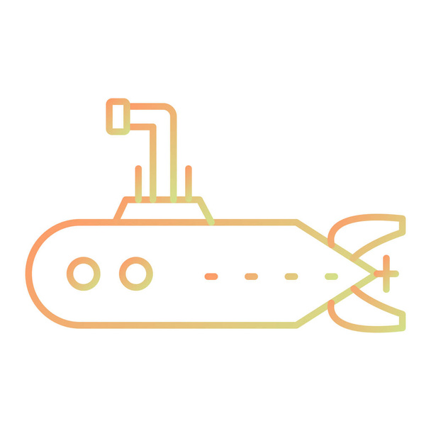 ponorky ikonu vektorové ilustrace - Vektor, obrázek