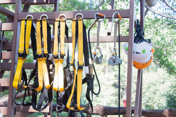 Ağaç tırmanma güvenlik ekipmanları - Fotoğraf, Görsel