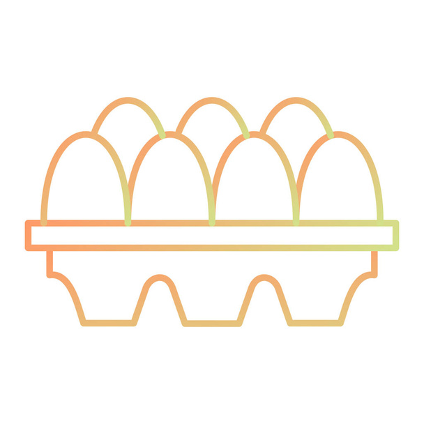 Abstract eggs icon vector illustration - Vector, Image