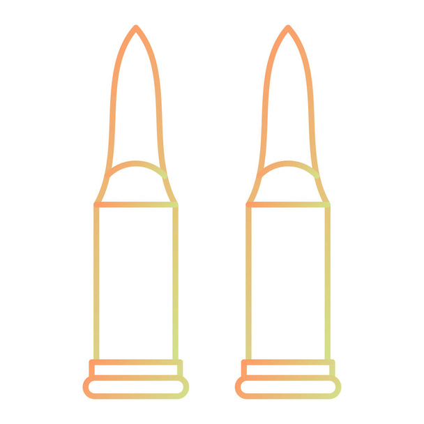 bullets. web simple icon illustration - Vector, afbeelding