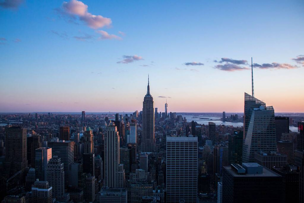 The New York cityscape in the evening. United States. - Foto, immagini