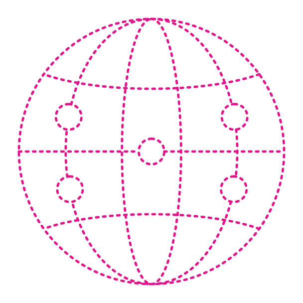 дизайн векторной иллюстрации сферы - Вектор,изображение