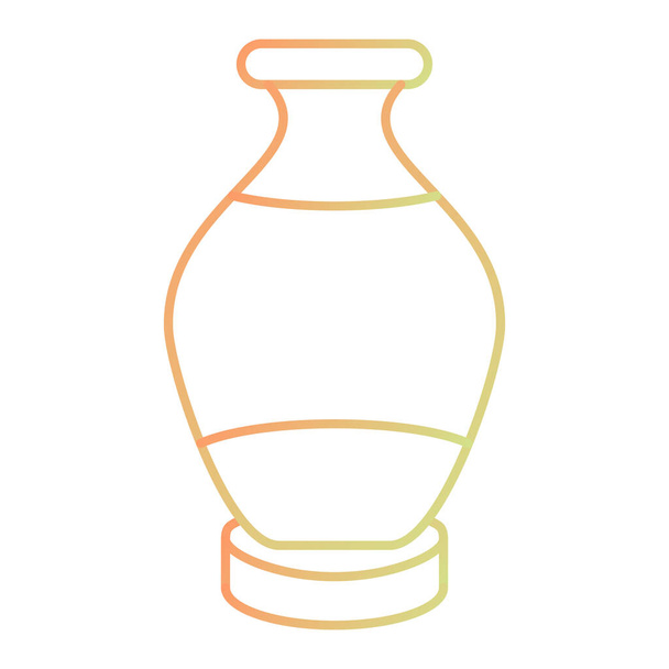 simple icon of a vase - Vector, Image