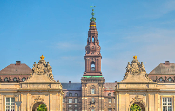 Copenhagen, Denmark - August 2019: Beautiful view of the historical city center in sunny weather - Фото, зображення