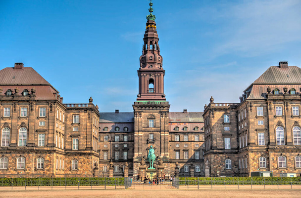 Copenhagen, Denmark - August 2019: Beautiful view of the historical city center in sunny weather - Photo, Image