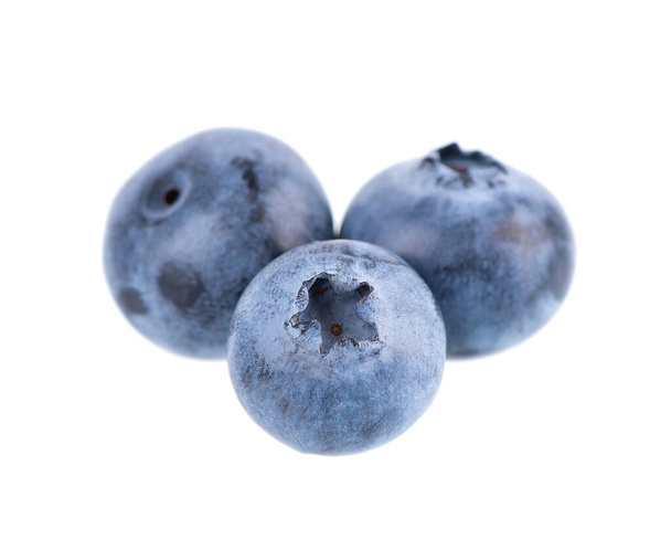 Fresh blueberry isolated on white background. Bilberry or whortleberry. Clipping path - Photo, Image