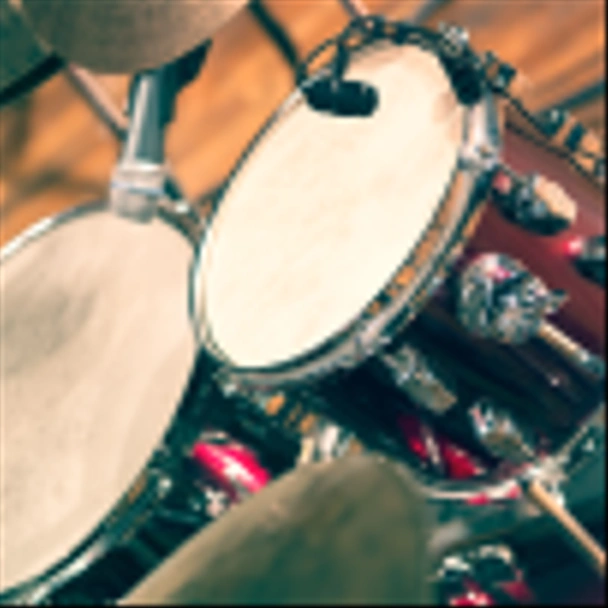 bicí set na jevišti - Fotografie, Obrázek