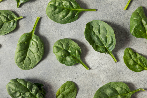 Raw Green Organic Baby Spinach Ready to Cook - Fotoğraf, Görsel