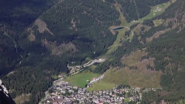 Panorama of Dolomites Mountains in Northern Italy in summer - Video