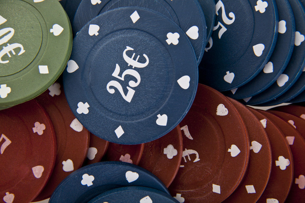 hrát poker žetony - Fotografie, Obrázek