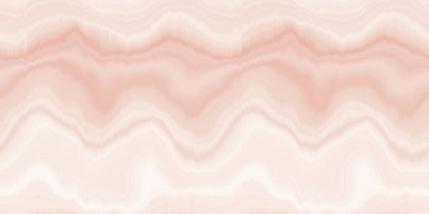 Miękkie, falowane paski barwnika bez szwu wzór granicy. Różowy biały organiczny nieregularne fala krawędzi wykończenia tła. Zróżnicowany sztandar z motywem  - Zdjęcie, obraz