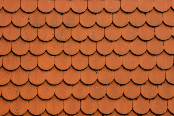 red roof tiles background - Photo, Image