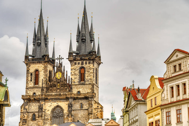 Prague, Czech Republic - September 2021: Historical center view, HDR Image - Foto, immagini