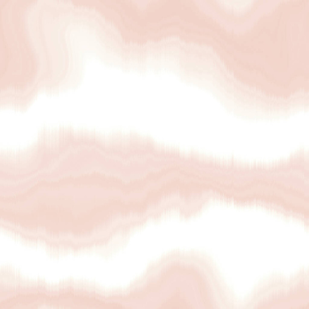 Soft ondulado tie dye stripe sem costura padrão. Fundo de onda irregular orgânico branco rosa. telha efeito manchado variegado - Foto, Imagem