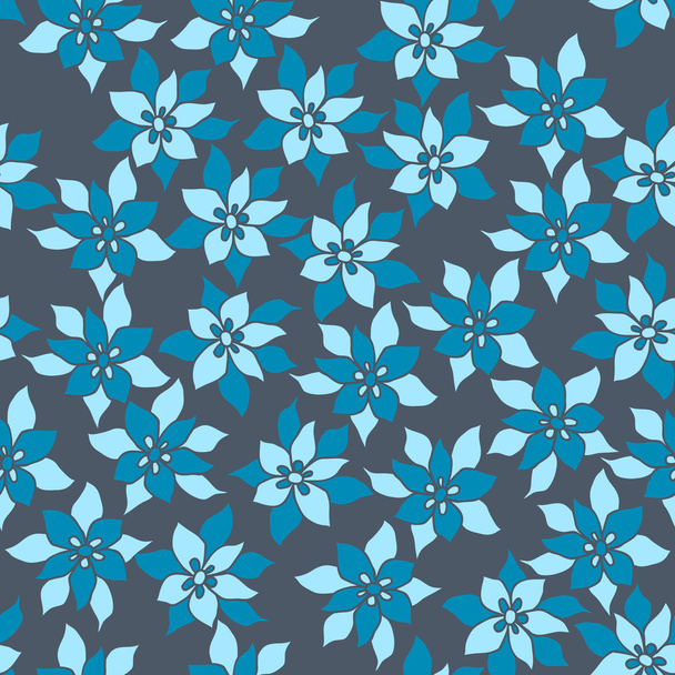 Bloemenpatroon - Vector, afbeelding