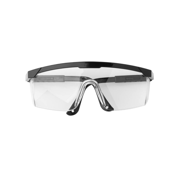 Safety glasses isolated on white background with clipping path. - Foto, Imagem