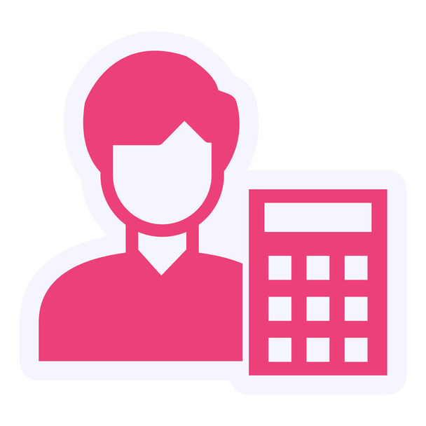user business vector icon - Vector, Image