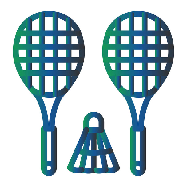 Badminton icône, illustration vectorielle - Vecteur, image