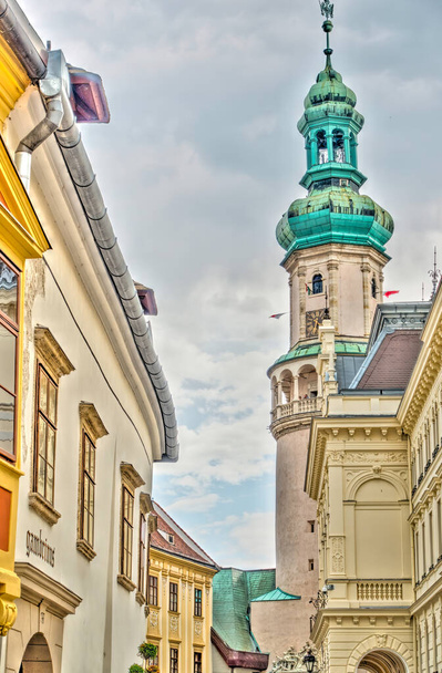 Sopron, Hungary - June 2020 : Historical center in summertime - Foto, Imagem