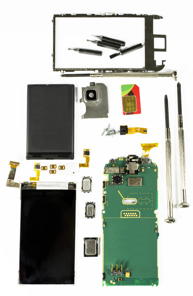 Componentes do telefone inteligente
 - Foto, Imagem