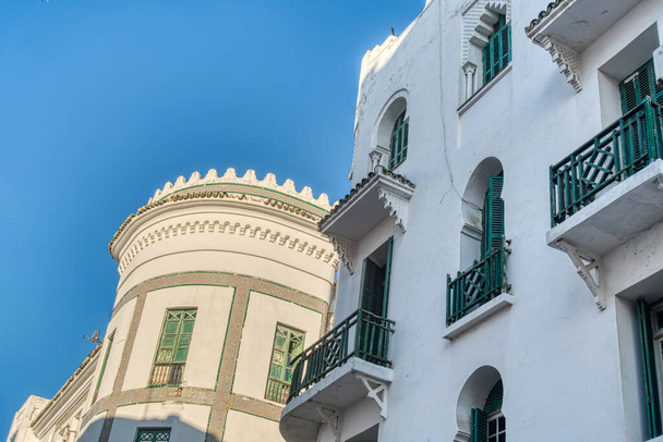 Tetouan, Morocco - January 2020 : Colonial center of the city at wintertime - 写真・画像
