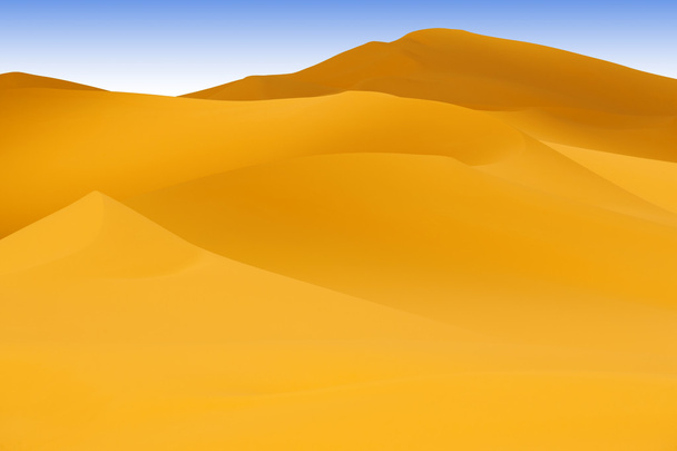 homokos dűnék sivatagban - Fotó, kép