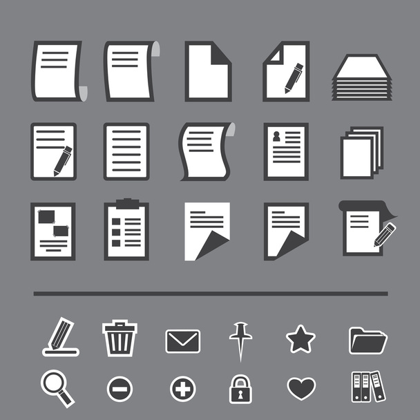 Paper icon - Vektori, kuva