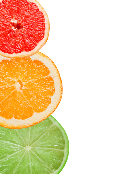柑橘類のスライス - 写真・画像