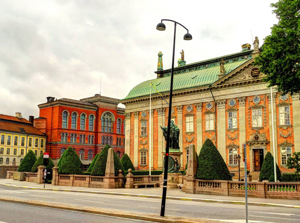 STOCKHOLM, SWEDEN - JULY 2015: Historical center in summertime - 写真・画像
