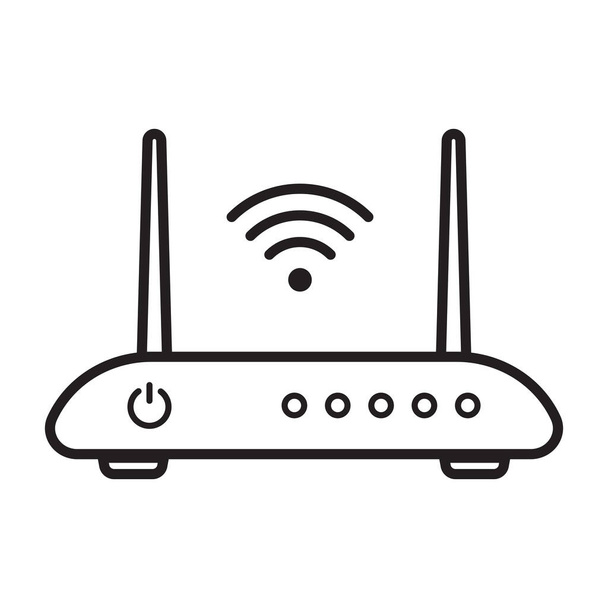 wireless router repeater icon vector for graphic design, logo, web site, social media, mobile app, ui illustration - Vector, Image