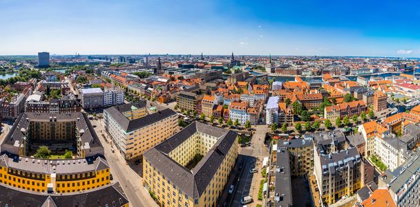 View of Copenhagen panorama - Valokuva, kuva