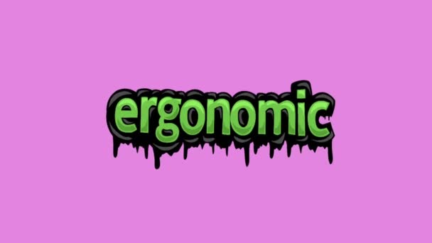 Růžová obrazovka animace videa napsané ERGONOMIC - Záběry, video