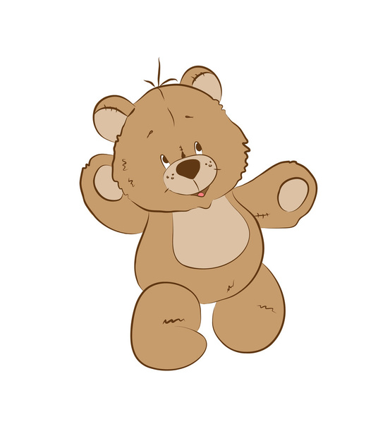 Teddy bear - Vector, Image