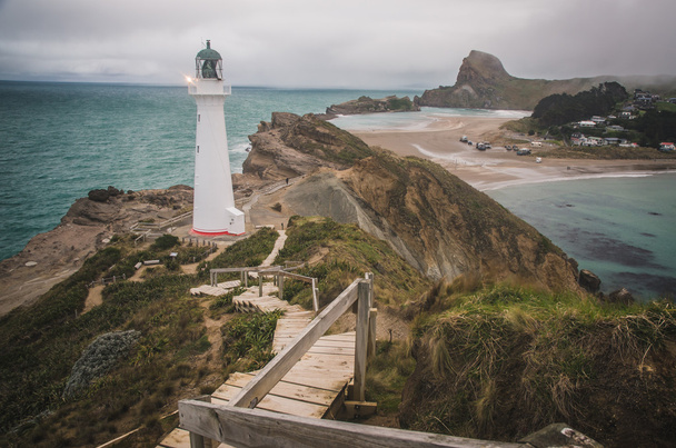 Castle Point lighthouse, New Zealand - Foto, immagini