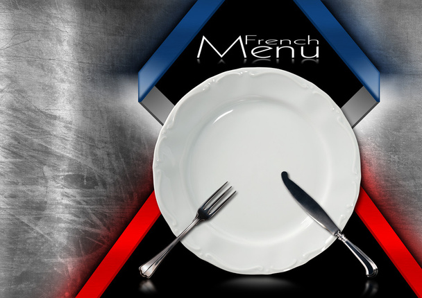 Francês Restaurante Menu Design
 - Foto, Imagem