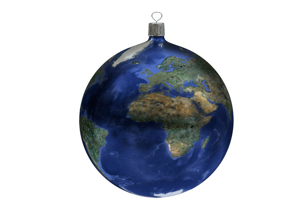 Christmas ball - earth - Fotó, kép