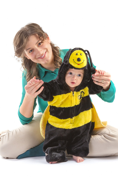 αγόρι μωρό ντυμένος σαν μέλισσα - Φωτογραφία, εικόνα