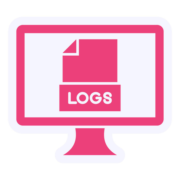 file format icon, vector illustration  - Vector, Image