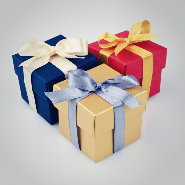 Bunte Geschenkboxen - Foto, Bild