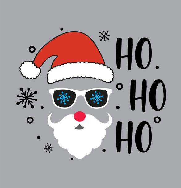 Ho Ho Ho Santa Vector, Santa Vector, Merry Christmas Vector, Holiday Vector Files - ベクター画像