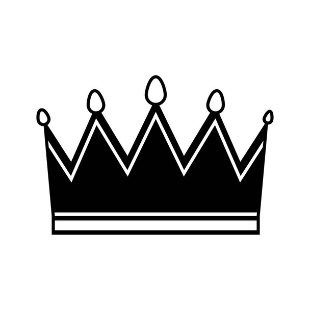 kruunu eristetty valkoisella taustalla
 - Vektori, kuva
