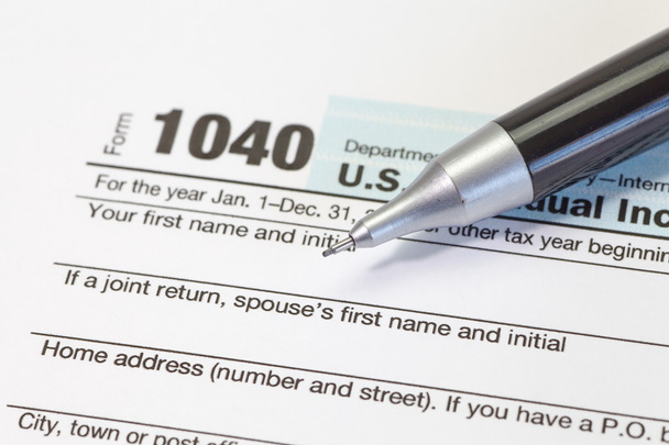 Formularz podatkowy dochodów - Zdjęcie, obraz