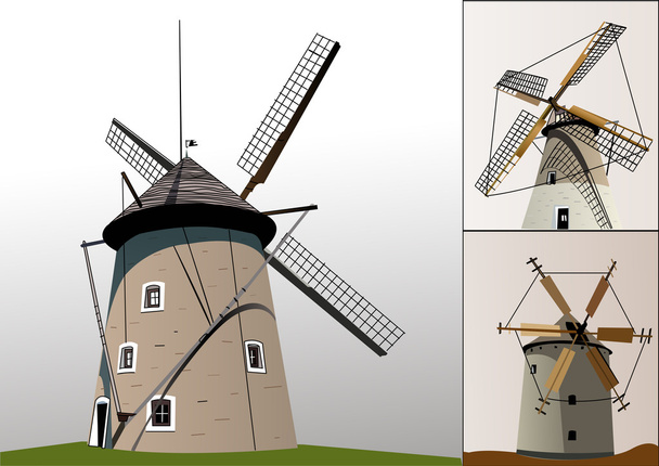 Windmühle - Foto, Bild
