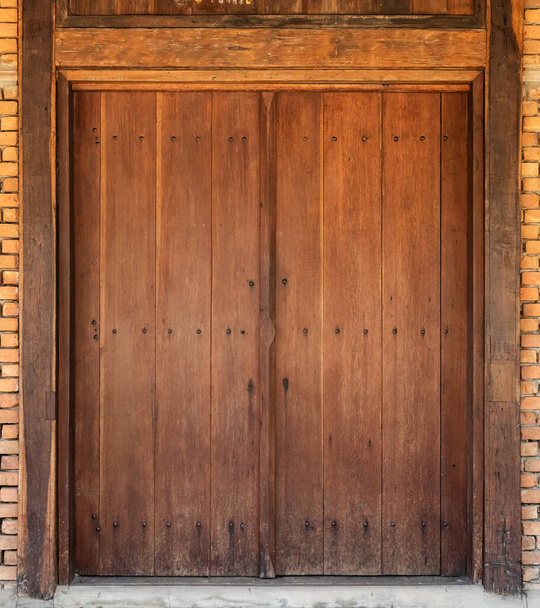 vintage old wooden door window background - Foto, Bild