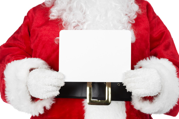 Christmas  Santa with a card - Fotó, kép