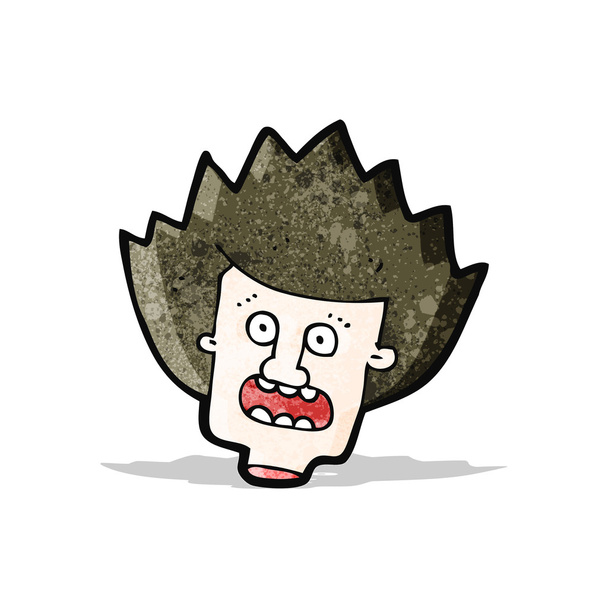 Personagem de desenho animado cabeça decepada
 - Vetor, Imagem