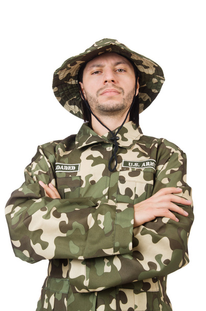 Soldado en concepto militar
 - Foto, imagen